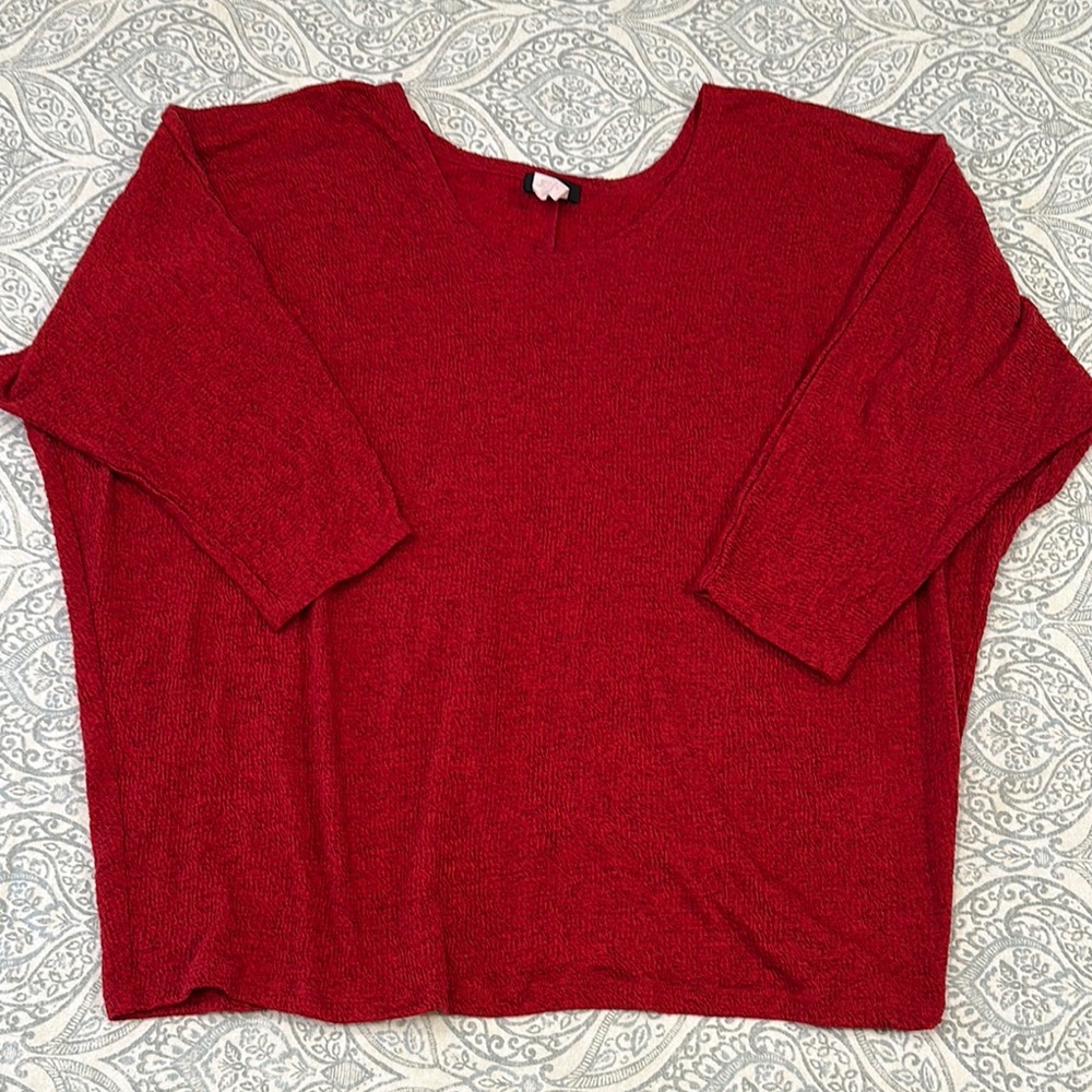 ❗️Last Chance❗️ K&C Loose Fit 3/4 Sleeve Top